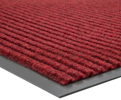 100pointONE Front Door Mat red striped front view
