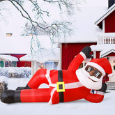10FT inflatable Santa Claus outdoor decoration with LED lights