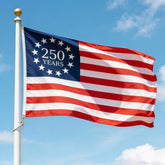 250 Year American Anniversary Flag 3x5 ft front view