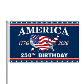 250th Anniversary Flag 3x5 Ft front view with vibrant design