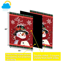 28x40 inch double-sided garden flag featuring spring design