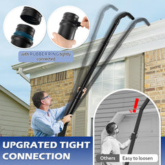 3 BUZZLETT gutter cleaning tool with 11 feet extension pipes