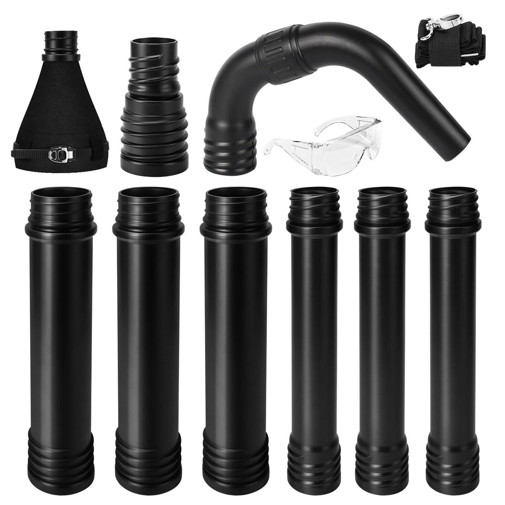 3 BUZZLETT Universal Gutter Cleaning Tool front view with adjustable nozzle