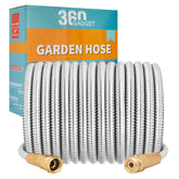 360 GADGET 50ft garden hose with metal fittings and 8-function nozzle