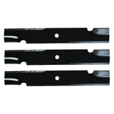 3PK Mower Blade 52" front view with specifications