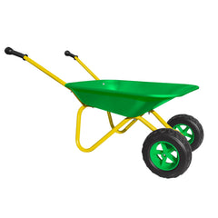 3T GROUP Kids Wheelbarrow front view in green