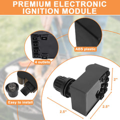 4-output electronic ignition module for Charbroil grills