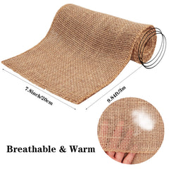 4 rolls of SYWHXY jute burlap tree wraps displayed together