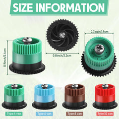 4 VAN sprinkler head close-up view