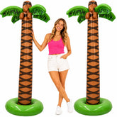 4E's Novelty 2 Pack Giant Inflatable Palm Trees 6 Ft Tall
