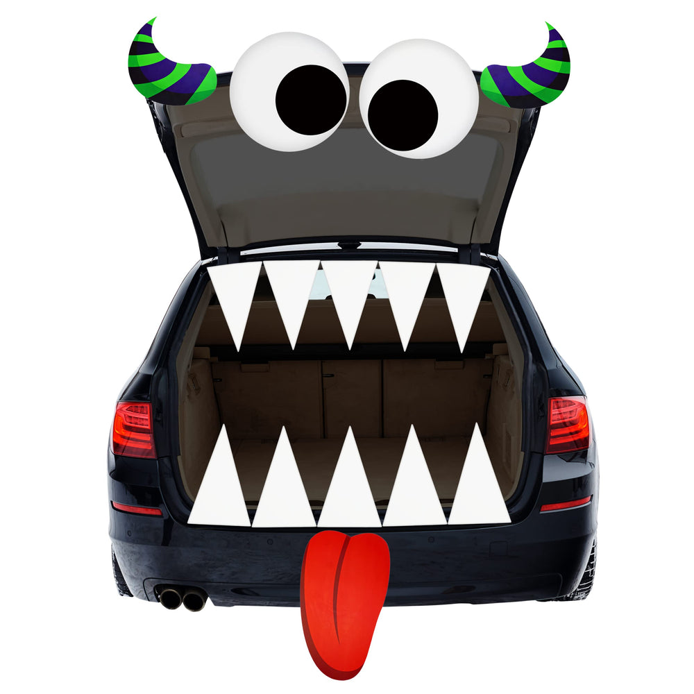 4E's Novelty Monster Trunk or Car Decoration Kit with huge eyes