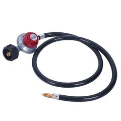 4FT GasSaf propane regulator black hose view