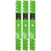 8TEN LawnRAZOR 21-inch toothed mower blade front view