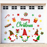 90shine Christmas garage door magnets set including gnomes and gingerbread man