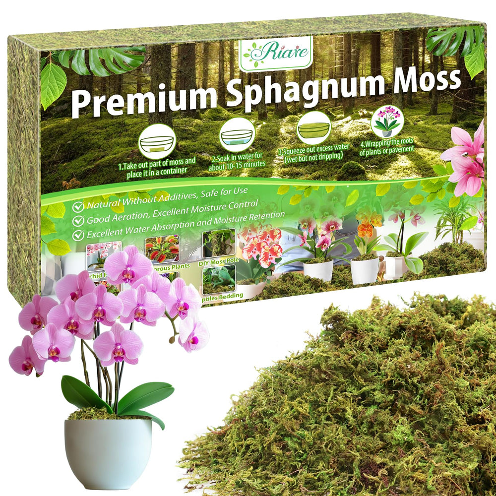 Riare 7OZ Premium Sphagnum Moss front view