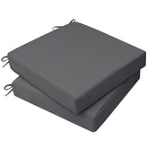 AAAAAccessoires outdoor chair cushion dark gray front view