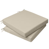 AAAAAccessoires Outdoor Chair Cushion front view in Khaki Beige