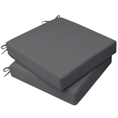 AAAAAccessoires Outdoor Chair Cushion Set of 2 in Dark Gray