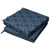 AAAAAccesssories Outdoor Chair Cushions in Slate Blue front view