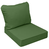 AAAAAcessories Outdoor Chair Cushion set, Dark Moss Green, front view