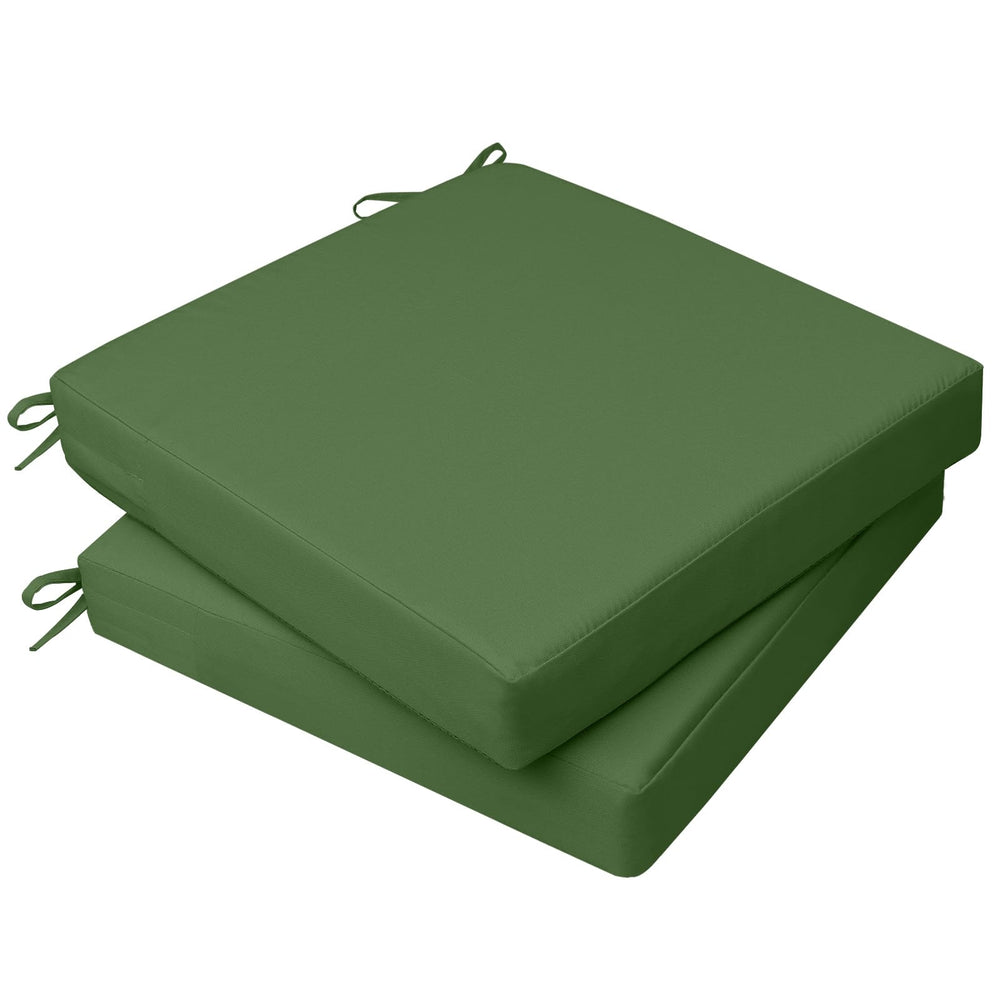 AAAAAcessories Outdoor Chair Cushions Dark Moss Green front view