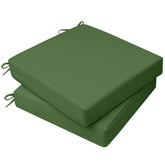 AAAAAcessories outdoor chair cushions dark moss green set of 2 front view