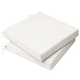 AAAAAcessories outdoor chair cushions set of 2 in linen white