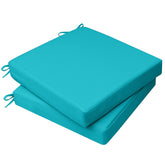 AAAAAcessories Outdoor Chair Cushions Set of 2 in Turquoise Blue