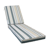 AAAAAcessories Outdoor Chaise Lounge Cushion front view in Slate Gray Blue