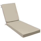AAAAAcessories Outdoor Chaise Lounge Cushion in Khaki Beige, front view