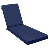 AAAAAcessories Outdoor Chaise Lounge Cushion navy blue front view