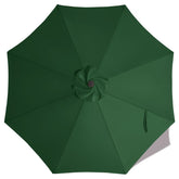 ABCCANOPY 10ft Outdoor Umbrella Replacement Canopy in Forest Green