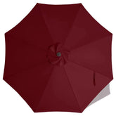 ABCCANOPY 10ft Replacement Canopy in Burgundy front view