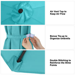 ABCCANOPY 10ft umbrella replacement canopy in packaging