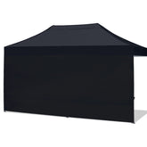 ABCCANOPY 10x20 FT black sidewall front view