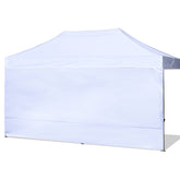 ABCCANOPY Instant Canopy Sidewall 10x20 FT white front view