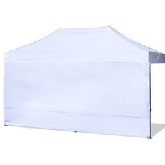 ABCCANOPY Instant Canopy Sidewall 10x20 FT white front view