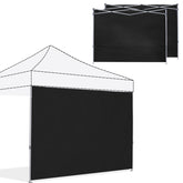 ABCCANOPY Instant Canopy SunWall 3 Pack black sidewalls