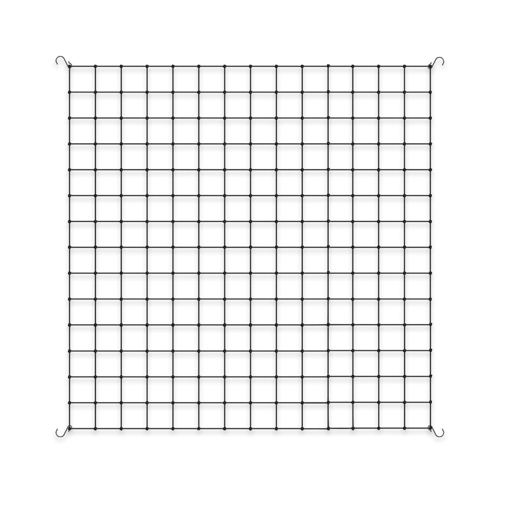 AC Infinity Elastic Trellis Netting 5x5' black model front view