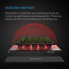 AC Infinity heating mat adjustable dial for heat control