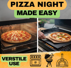 Acacia Wood Pizza Peel included with the set