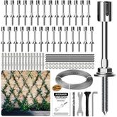 Acemaker Wire Trellis Kit package with 30 crosshead hubs and 150ft cable