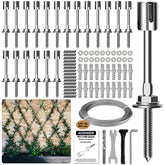 Acemaker Wire Trellis Kit with 20 crosshead hubs and cable