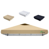 Acepic 10x10 Canopy Replacement Top in Khaki, front view