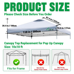 Acepic canopy top with air vent detail