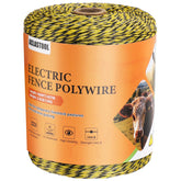 Aclastool Electric Fence Wire 1400ft yellow-black spool front view