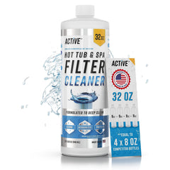 ACTIVE Spa Hot Tub Filter Cleaner 32oz front view