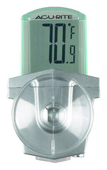 AcuRite Digital Outdoor Window Thermometer in white front view