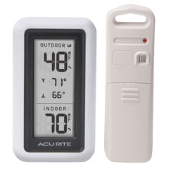 AcuRite Digital Thermometer front view with LCD display