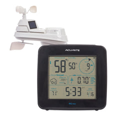 AcuRite Iris Weather Station monochrome screen front view